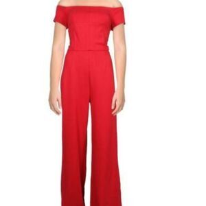 Express. Beautiful Vibrant Red Jumpsuit. Size Large.